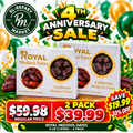 ROYAL FANCY CALIFORNIA MEDJOOL DATES – 4 LB -2 PACK