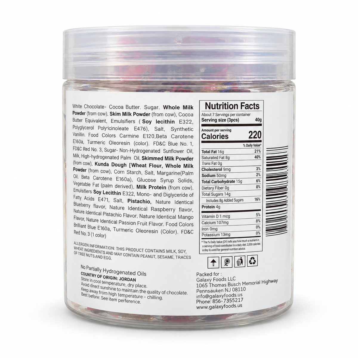 GALAXY VIRAL FRUIT CANDY FILLED WITH CHOCOLATE – 300G