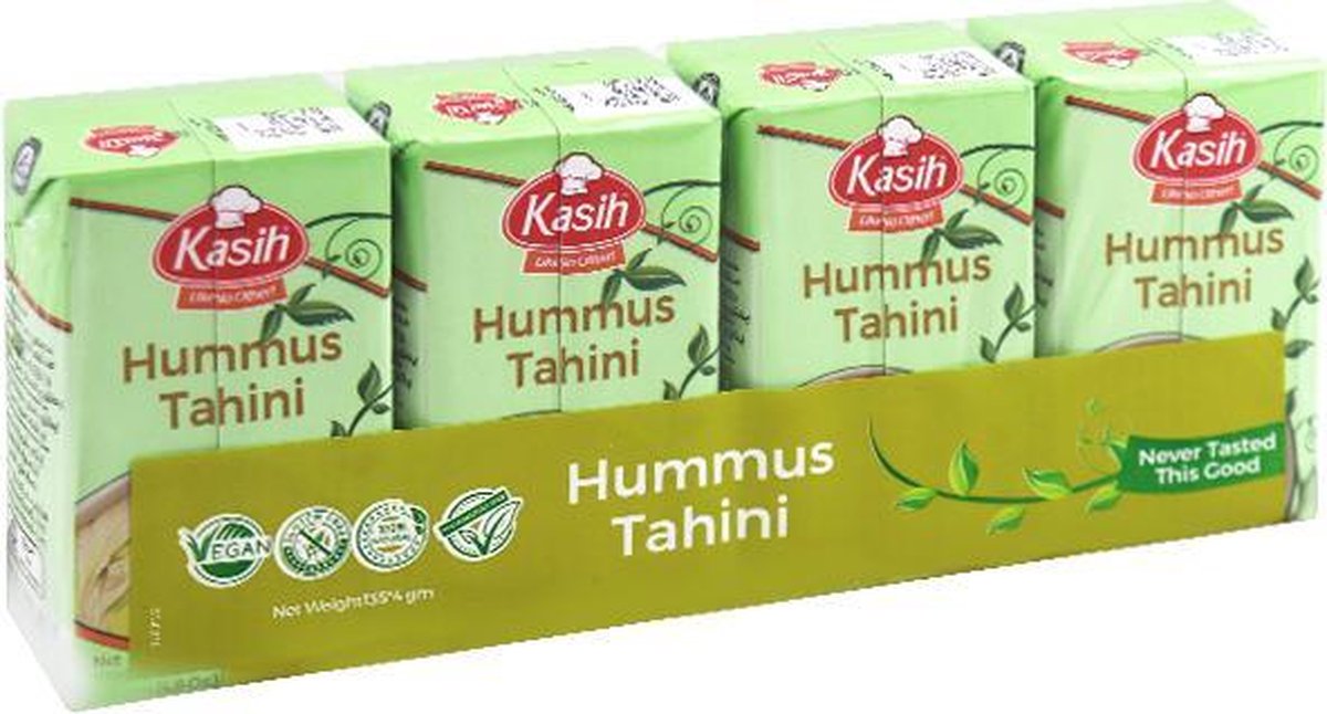 KASIH HUMMUS WITH TAHINI 135G (4-PACK)