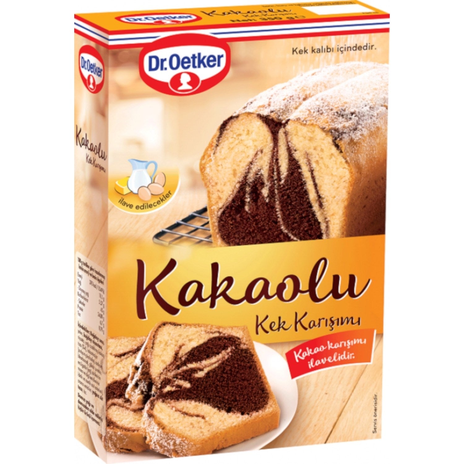 DR. OETKER COCOA MARBLE CAKE MIX 350G