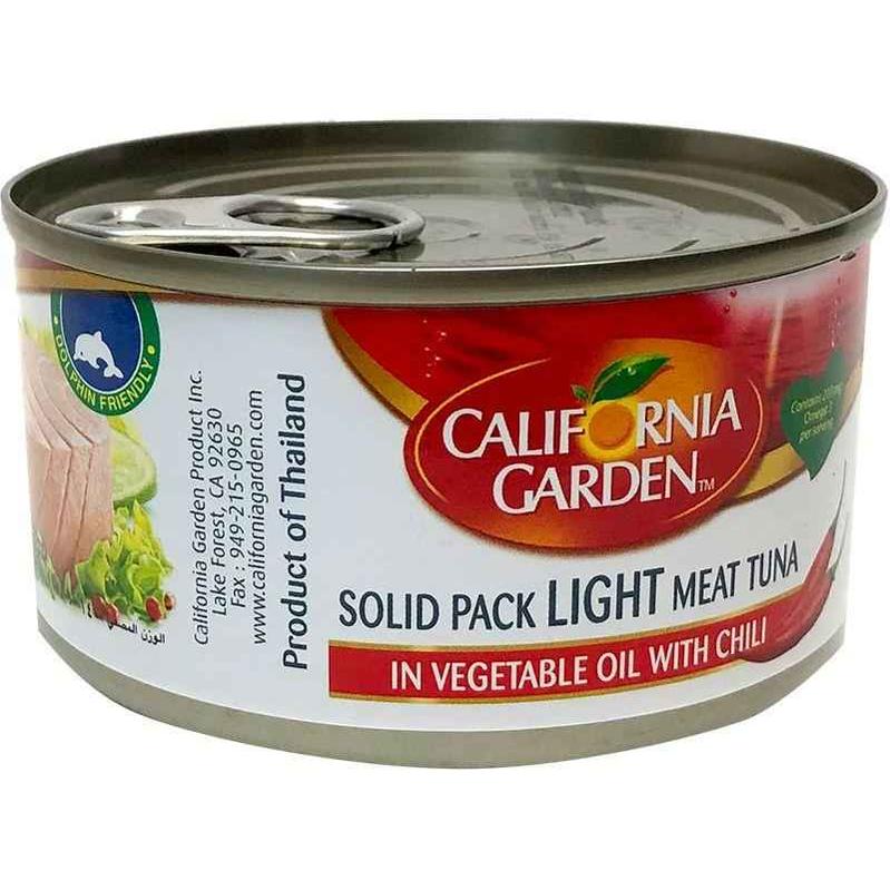 CALIFORNIA GARDEN SOLID PACK LIGHT TUNA WITH CHILI 120G