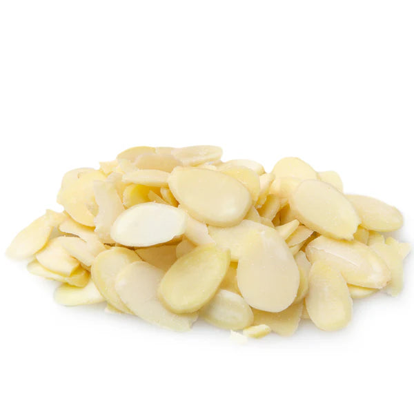 CALIFORNIA RAW BLANCHED SLICED ALMONDS