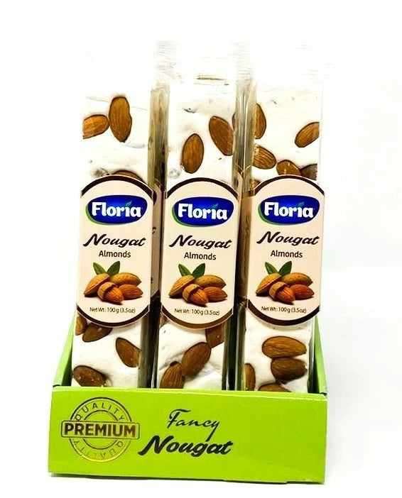 FLORIA NOUGAT HALVA W ALMOND 100G