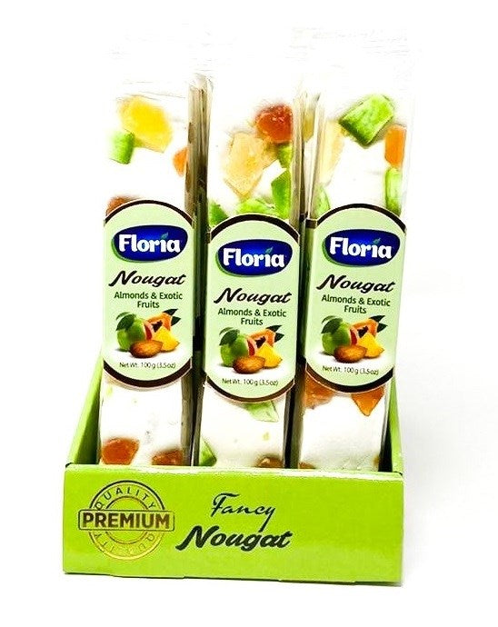 FLORIA NOUGAT HALVA W EXOTIC FRUIT 100G