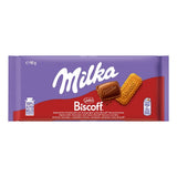 MILKA LOTUS BISCOFF CHOCOLATE BAR - 90G