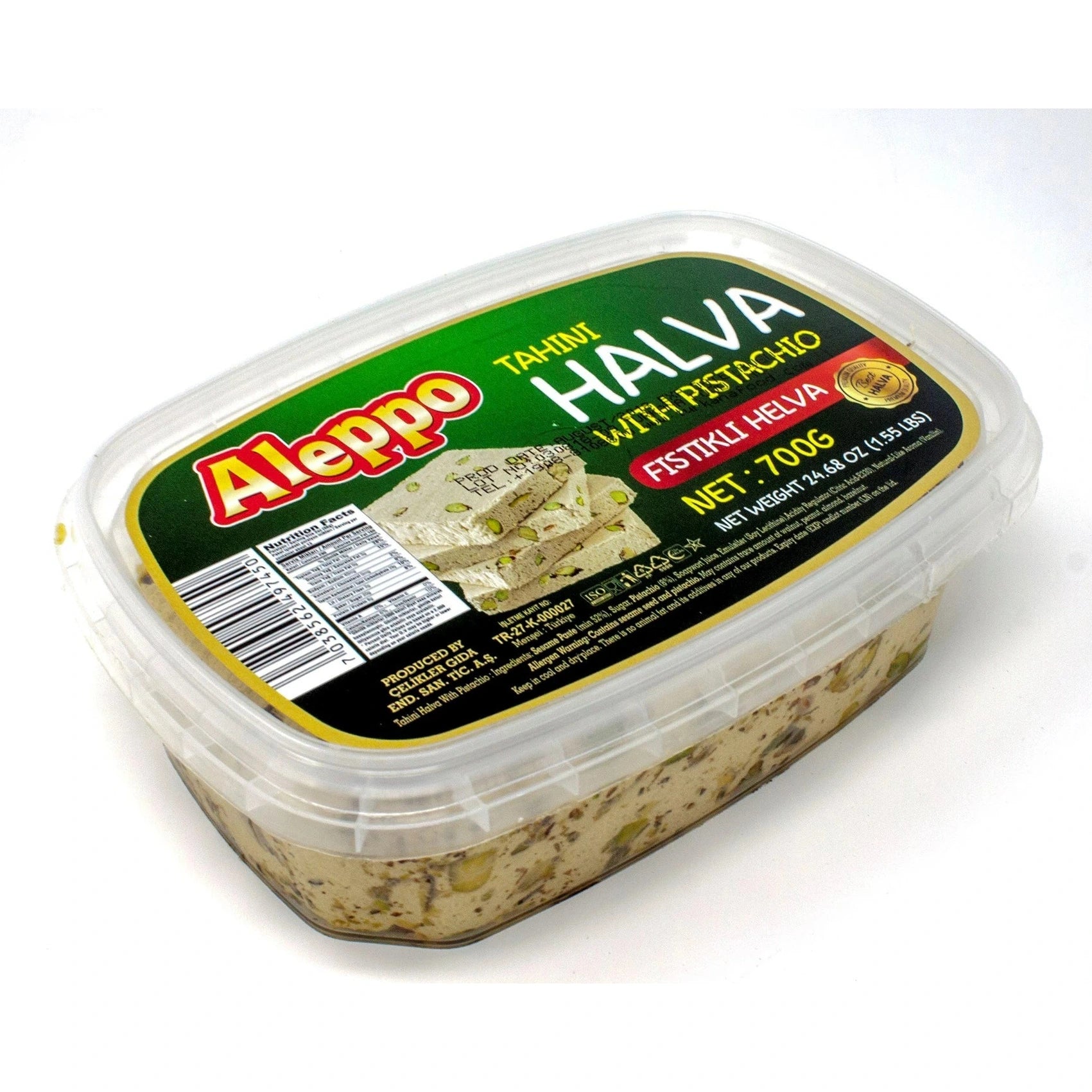 ALEPPO HALVA W/PISTACHIO 700G