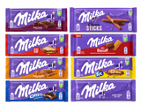 MILKA EUROPEAN CHOCOLATE VARIETY PACK - 8 PACK