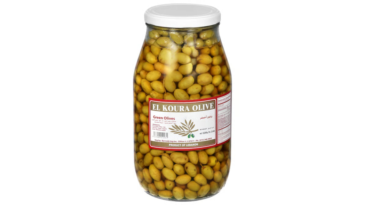 EL KOURA GREEN OLIVES 3KG