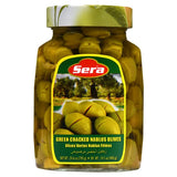 SERA CRACKED GREEN OLIVES 700ML