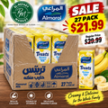ALMARAI TREATS BANANA FLAVORED MILK – 200ML – 27 PACK