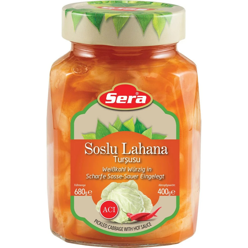 SERA PICKLED CABBAGE HOT 680 G -
