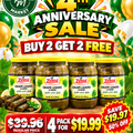 ZEINA GRAPE LEAVES 454 G-4 PACK