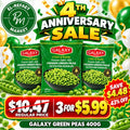 GALAXY GREEN PEAS – 14 OZ (400G)