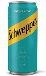 SCHWEPPES BITTER LEMON SODA – 330ML