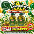 ZEINA EXTRA VIRGIN OLIVE OIL BLEND – 101.4 FL OZ (3L) 2 PACK