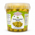 CASABLANCA GREEN CRACKED OLIVES – 17.63 OZ (500G)