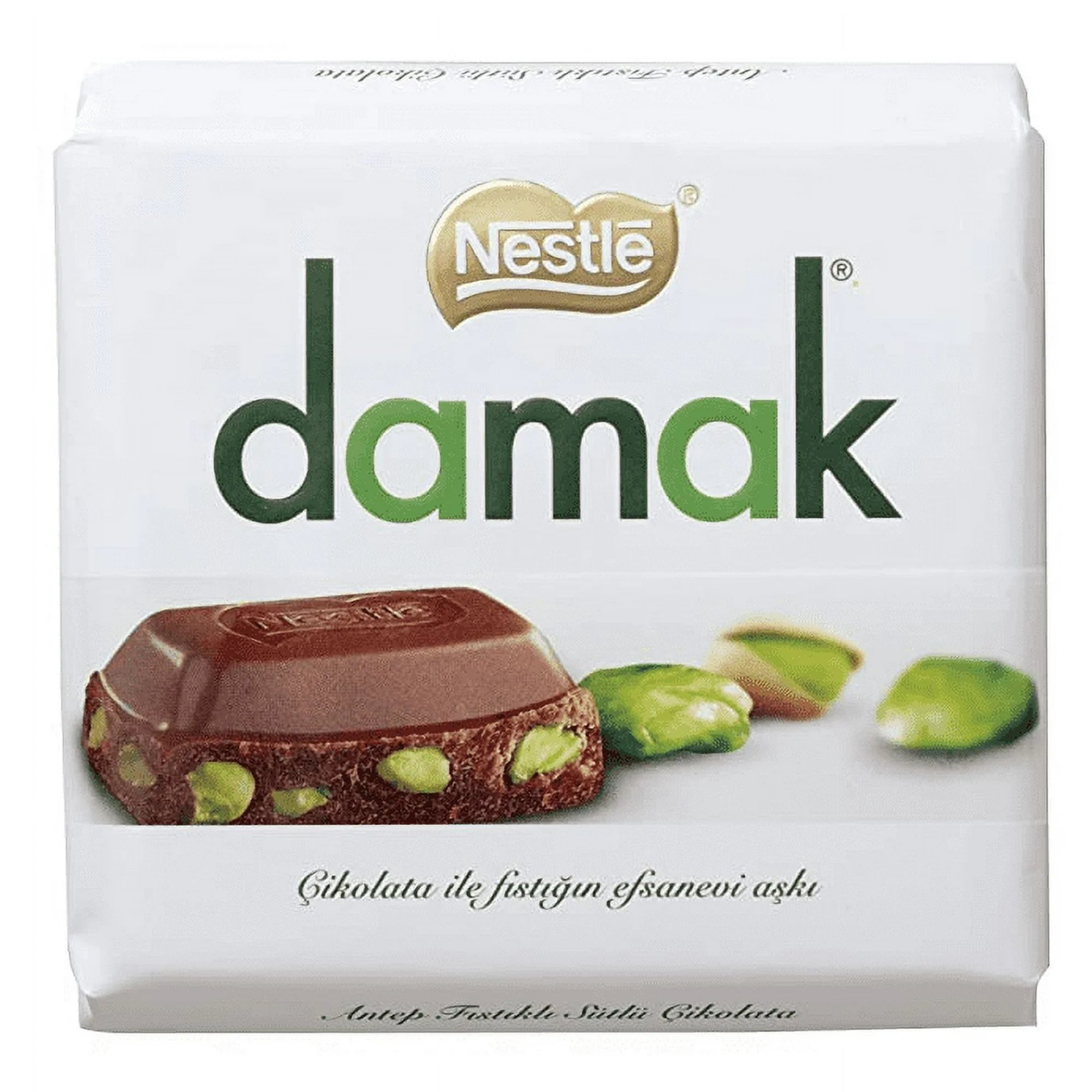 NESTLÉ DAMAK FINE CHOCOLATE WITH PISTACHIOS 60G (6PACK)