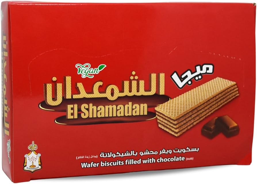 EL SHAMADAN MEGA WAFER WITH CHOCOLATE 6PC