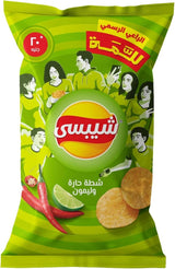 CHIPSY POTATO CHIPS HOT CHILI & LEMON 135G