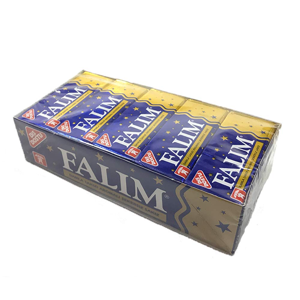 FALIM DAMLA SAKIZI SUGAR FREE GUM  20 PACKS (5 PCS EACH)