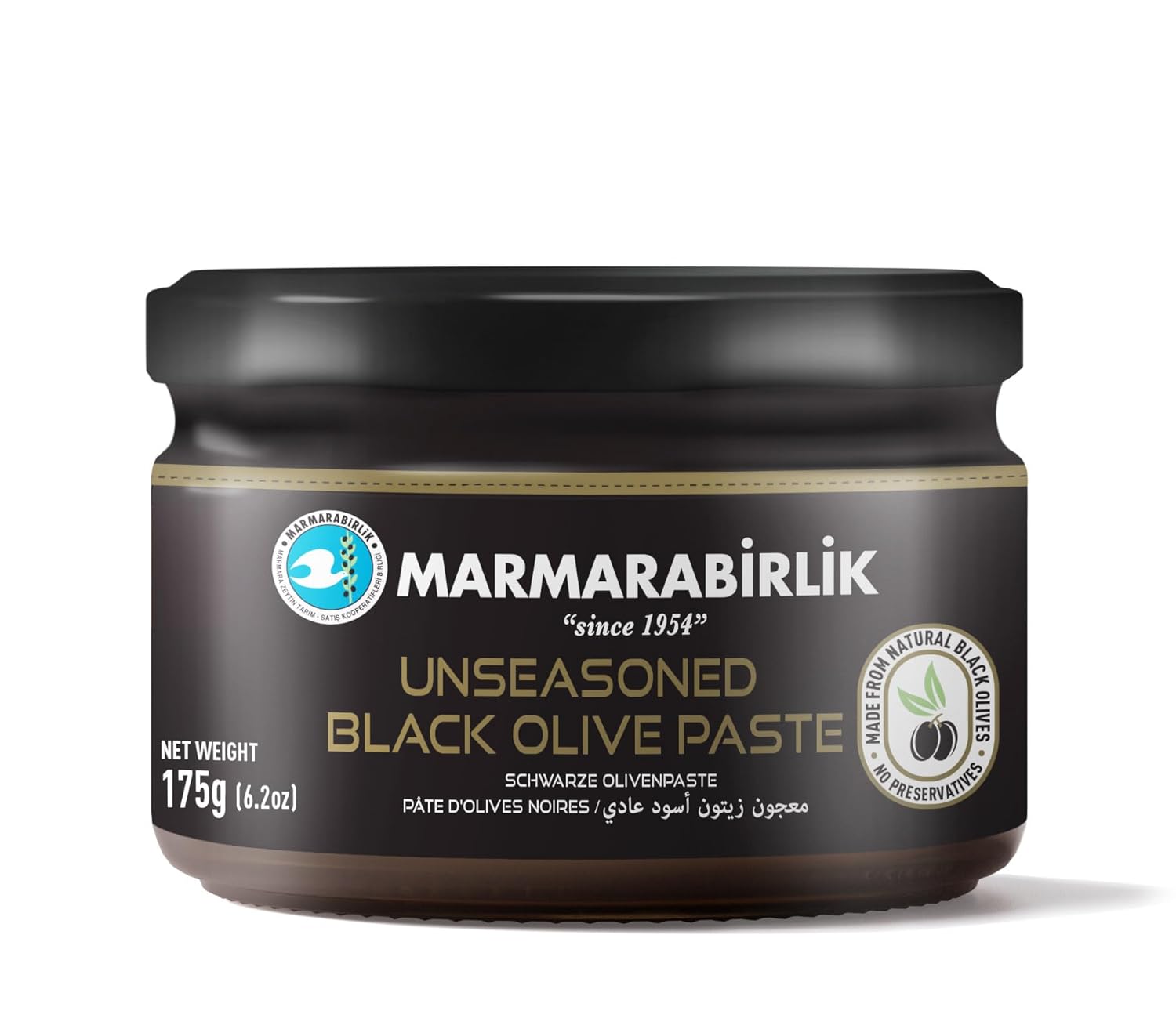 MARMARABIRLIK BLACK OLIVE SPREAD 340G