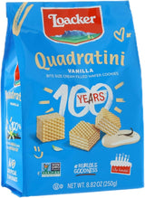 LOACKER QUADRATINI VANILLA WAFER COOKIES 250G