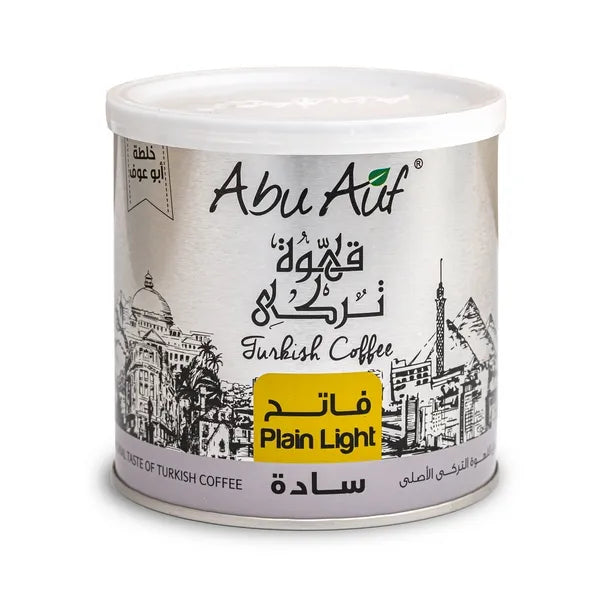 ABU AUF LIGHT ROASTED PLAIN TURKISH COFFEE 200 G