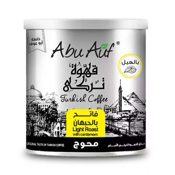 ABU AUF LIGHT ROASTED BLENDED TURKISH COFFEE 200 G