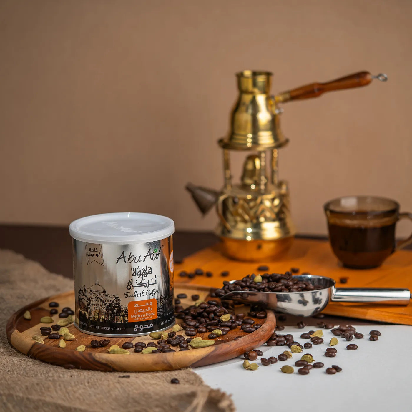 ABU AUF MEDIUM ROASTED BLENDED TURKISH COFFEE 200 G