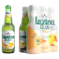 LAZIZA PEACH – NON-ALCOHOLIC MALT DRINK – 6 PACK