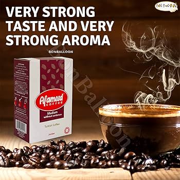 AL AMEED MEDIUM ROAST GROUND COFFEEX 1/2 LB