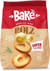 BAKE ROLZ BUTTER & HERB  FLAVOR – 112G (SHARING SIZE)
