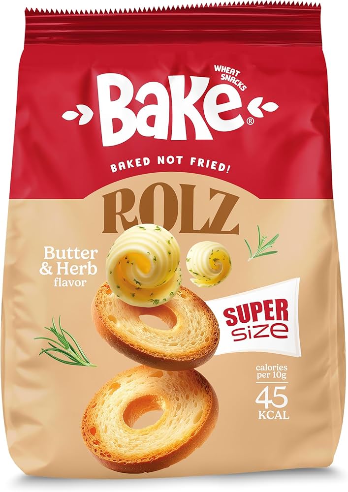 BAKE ROLZ BUTTER & HERB  FLAVOR – 112G (SHARING SIZE)