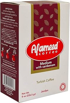 AL AMEED MEDIUM ROAST GROUND COFFEEX 1/2 LB