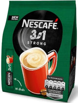 NESCAFÉ 3 IN 1 STRONG INSTANT COFFEE – 10 SACHETS (16G EACH)