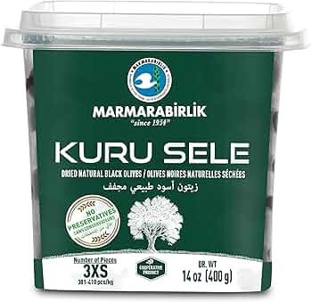 MB DRIED BLACK OLIVES 3X 400GR