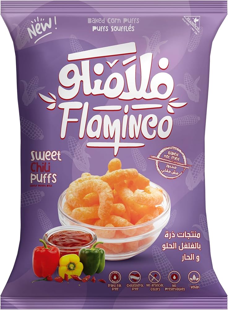 FLAMINCO SWEET &CHILI CORN PUFFS 65G