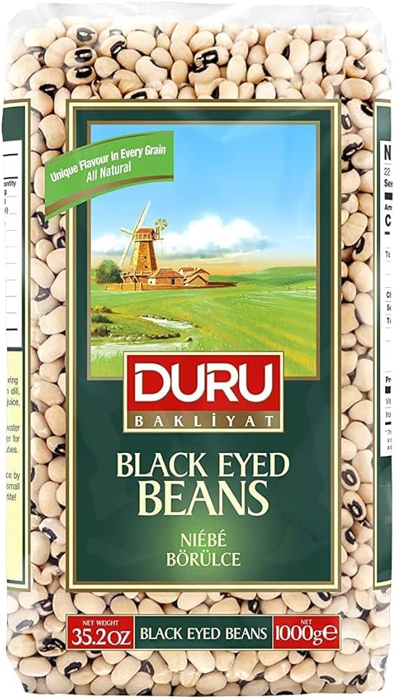 DURU DRY BLACK EYED BEANS-1KG