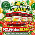 TAMEK TOMATO PASTE 720ML (24.3 FL OZ) -4 PACK