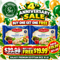 GALAXY PREMIUM EGYPTIAN RICE-10 lb -2 PACK