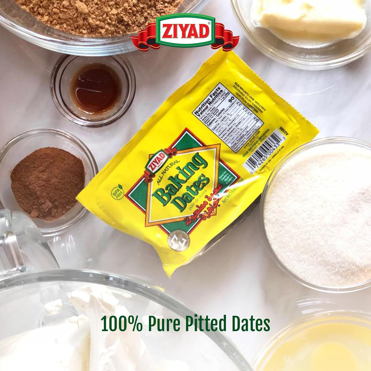 ZIYAD BAKING DATES / DATE FILLING – 13 OZ (369G)