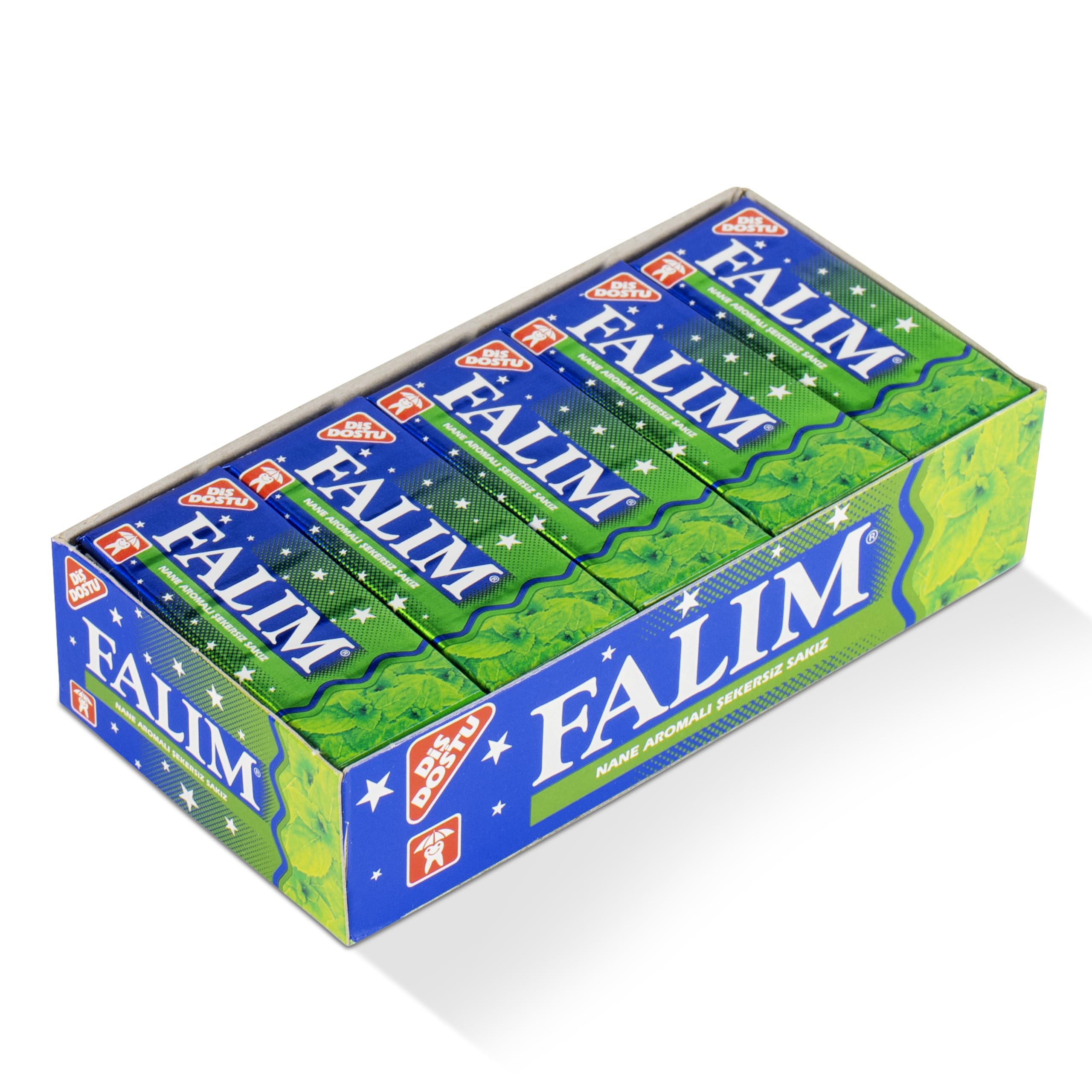 FALIM MINT SUGAR FREE GUM 20 PACKS (5 PCS EACH)