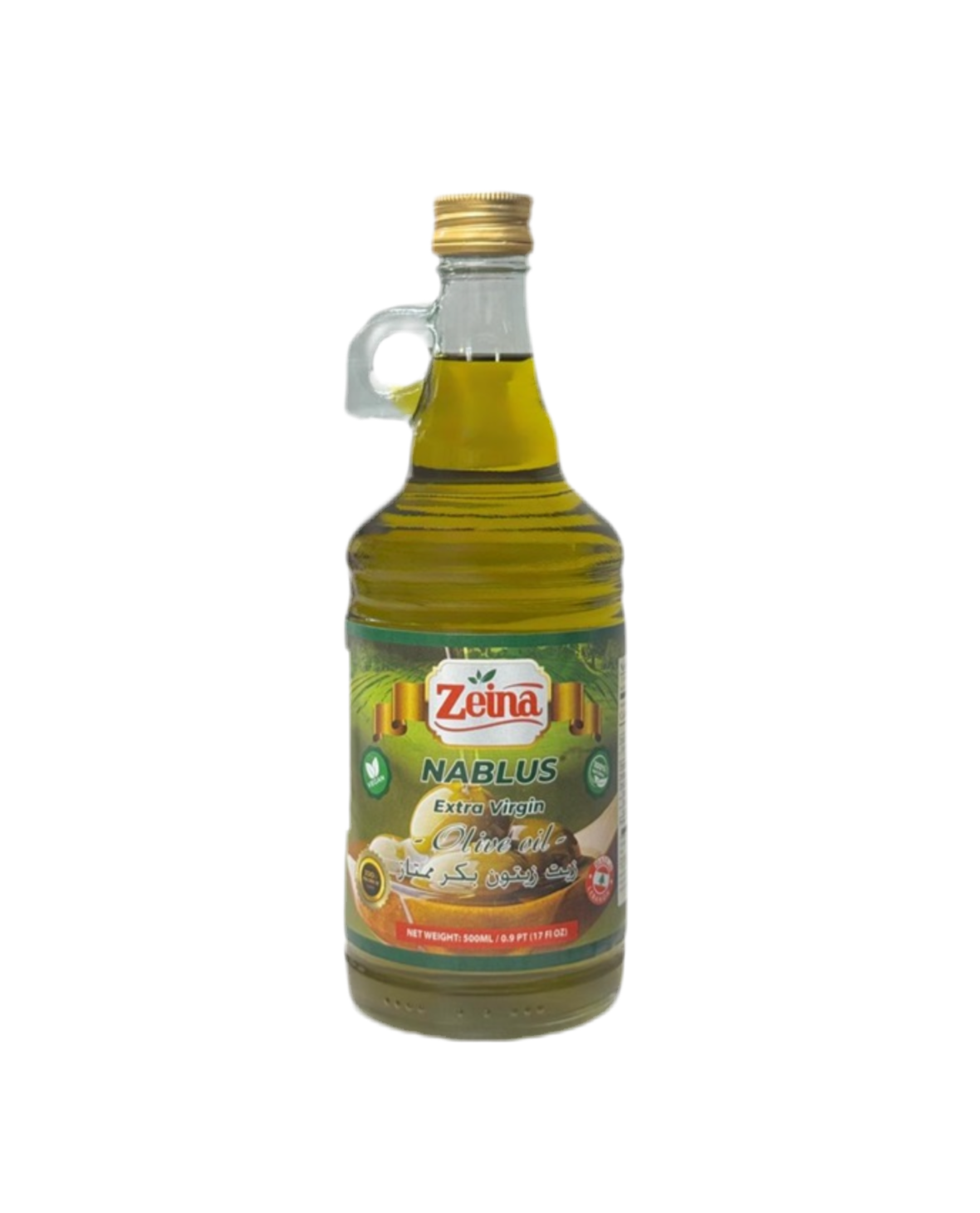 ZEINA NABLUS EXTRA VIRGIN OLIVE OIL –17 FL OZ (500 ML)