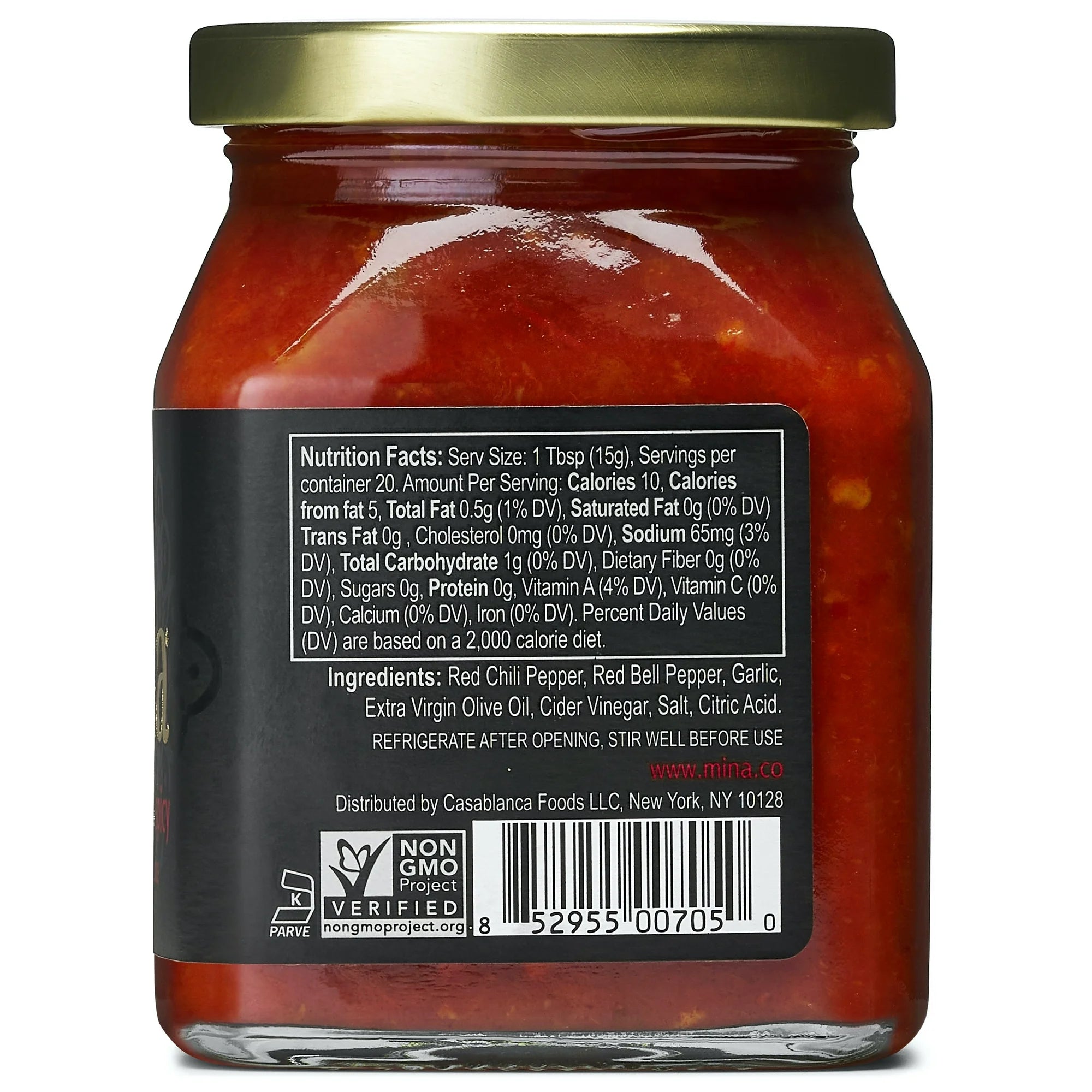 MINA HARISSA SPICY MOROCCAN RED PEPPER SAUCE 10 OZ