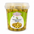 CASABLANCA PITTED GREEN OLIVES – 17.63 OZ (500G)