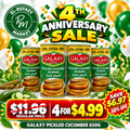 GALAXY PICKLED CUCUMBER 650G -4 PACK