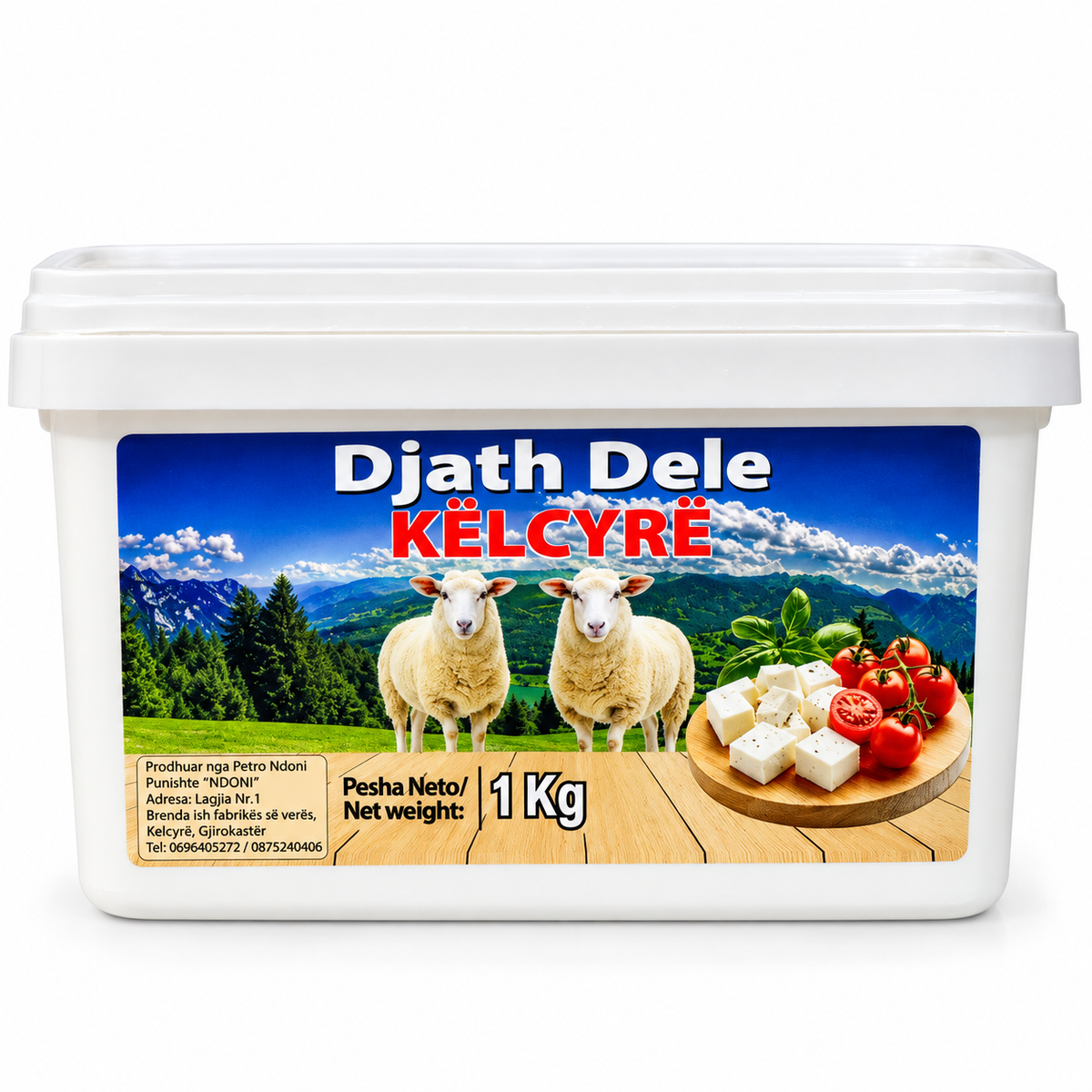 KELCYRE SHEEP FETA CHEESE 1KG