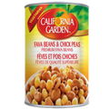 CALIFORNIA GARDEN FAVA BEAN CHICKPEAS RECIPE 16 OZ