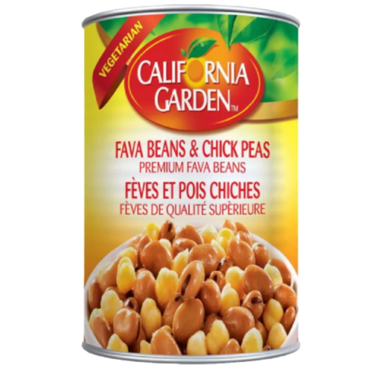 CALIFORNIA GARDEN FAVA BEAN CHICKPEAS RECIPE 16 OZ
