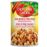 CALIFORNIA GARDEN FAVA BEAN CHICKPEAS RECIPE 16 OZ